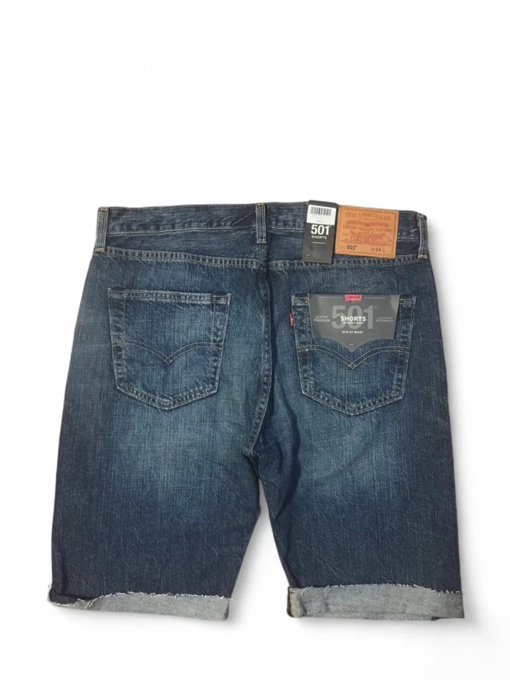 Levi’s 501 Medium Washed Button-fly Denim Cutoff Shorts Size W34 (NWT)